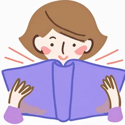 Free book club clipart of a woman reading